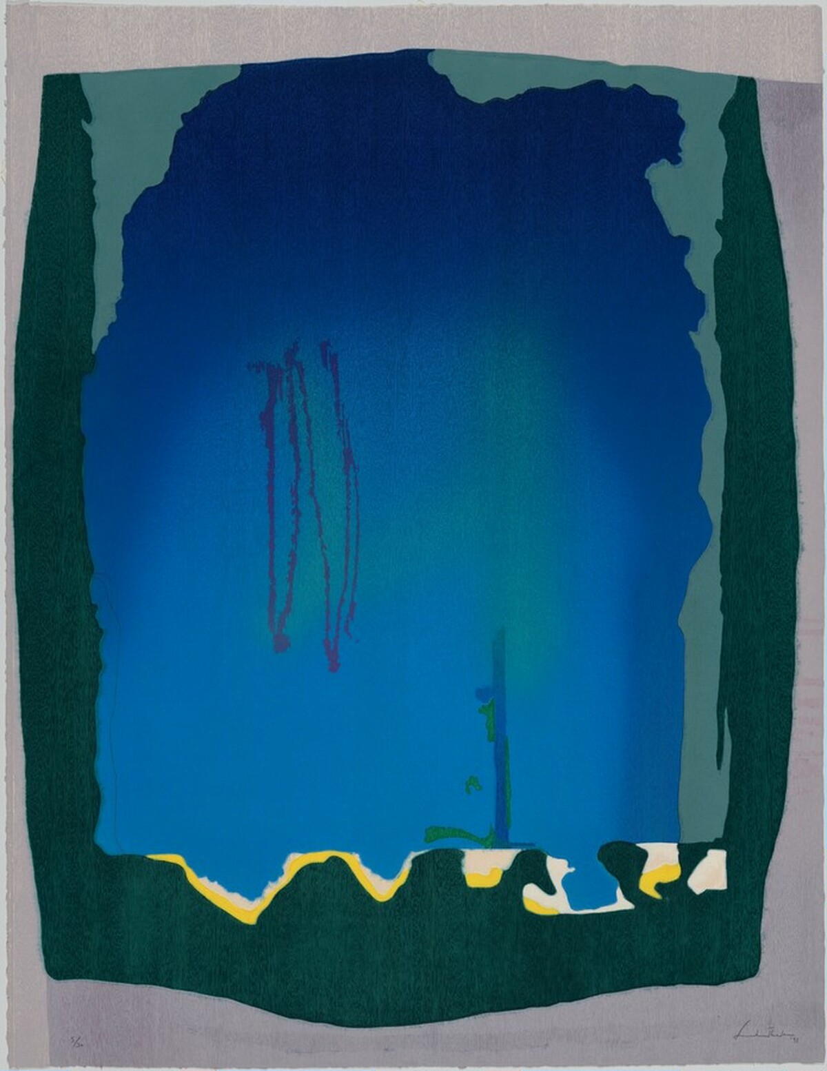 Freefall by Helen Frankenthaler