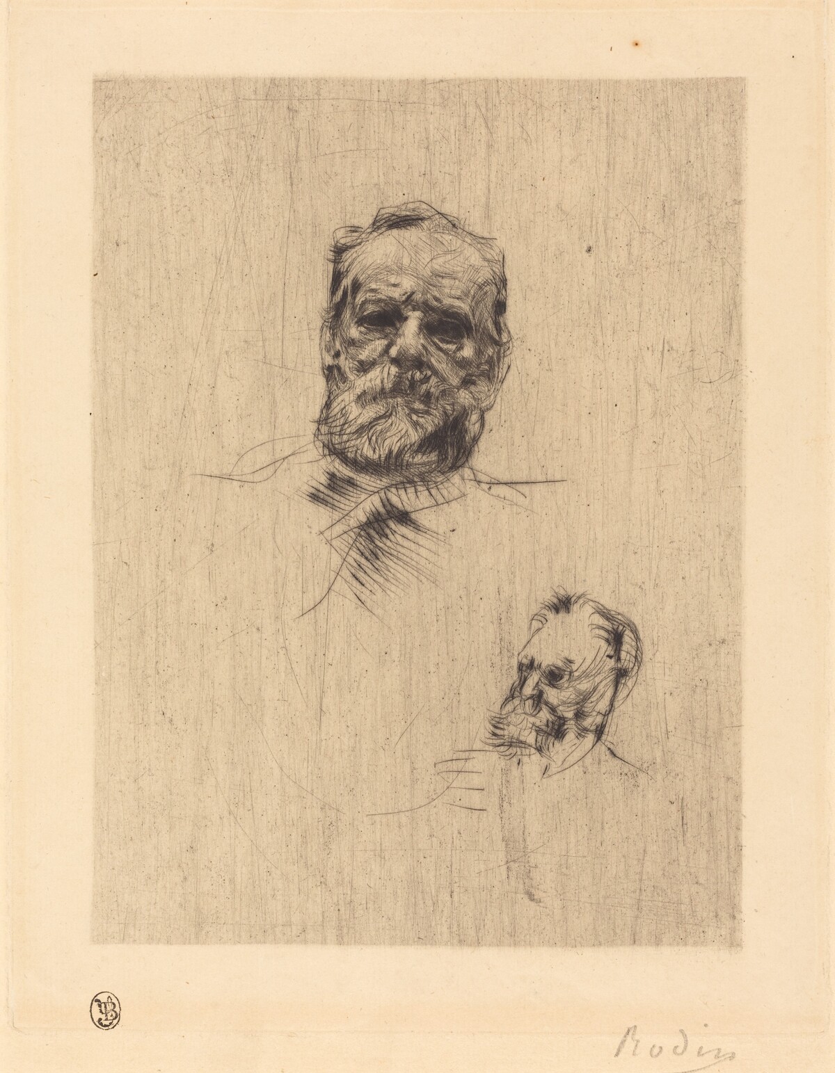 Victor Hugo, De Face by Auguste Rodin