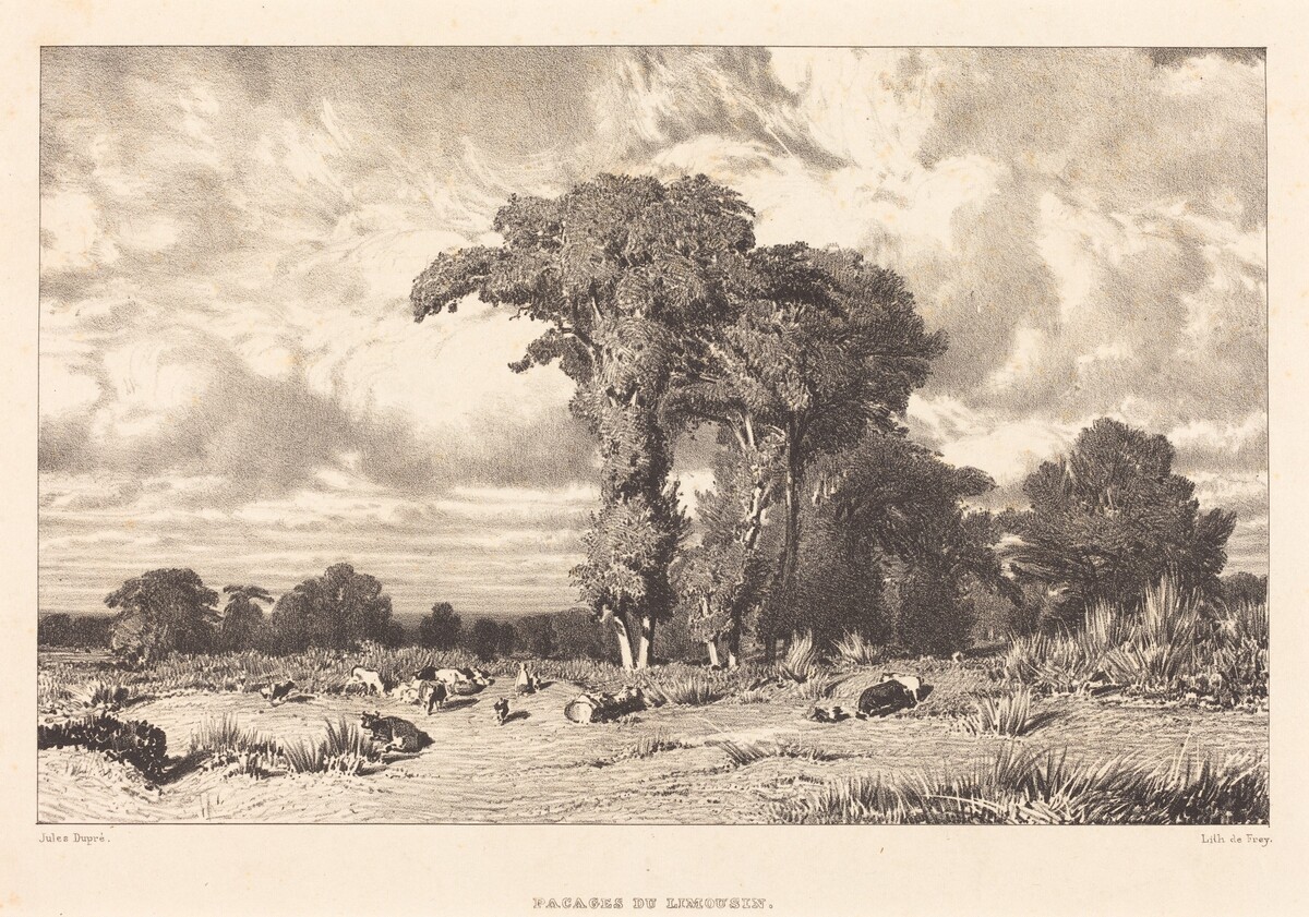 Pastures of Limousin (Pacages du Limousin) by Jules Dupré