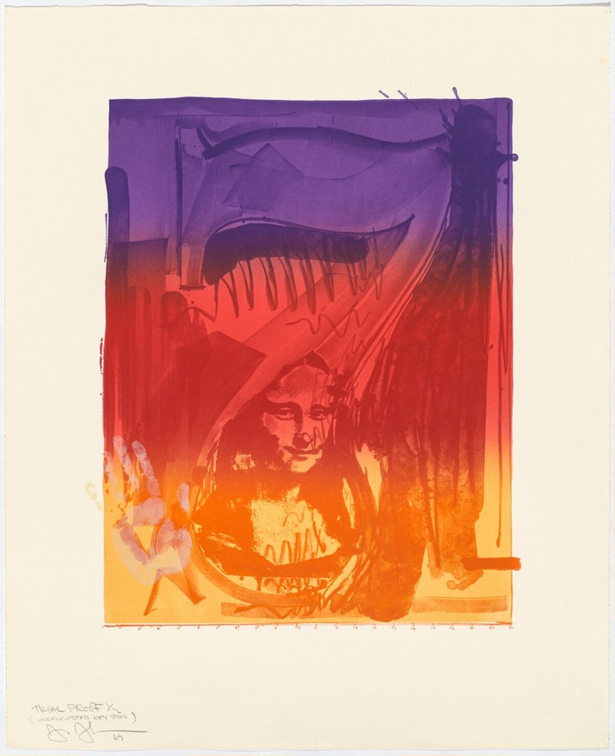 Figure 7 [trial proof] by Jasper Johns