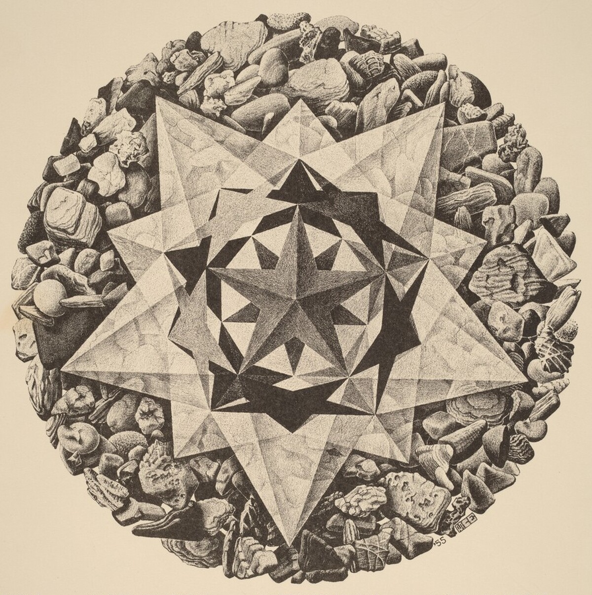 Order and Chaos by M.C. Escher