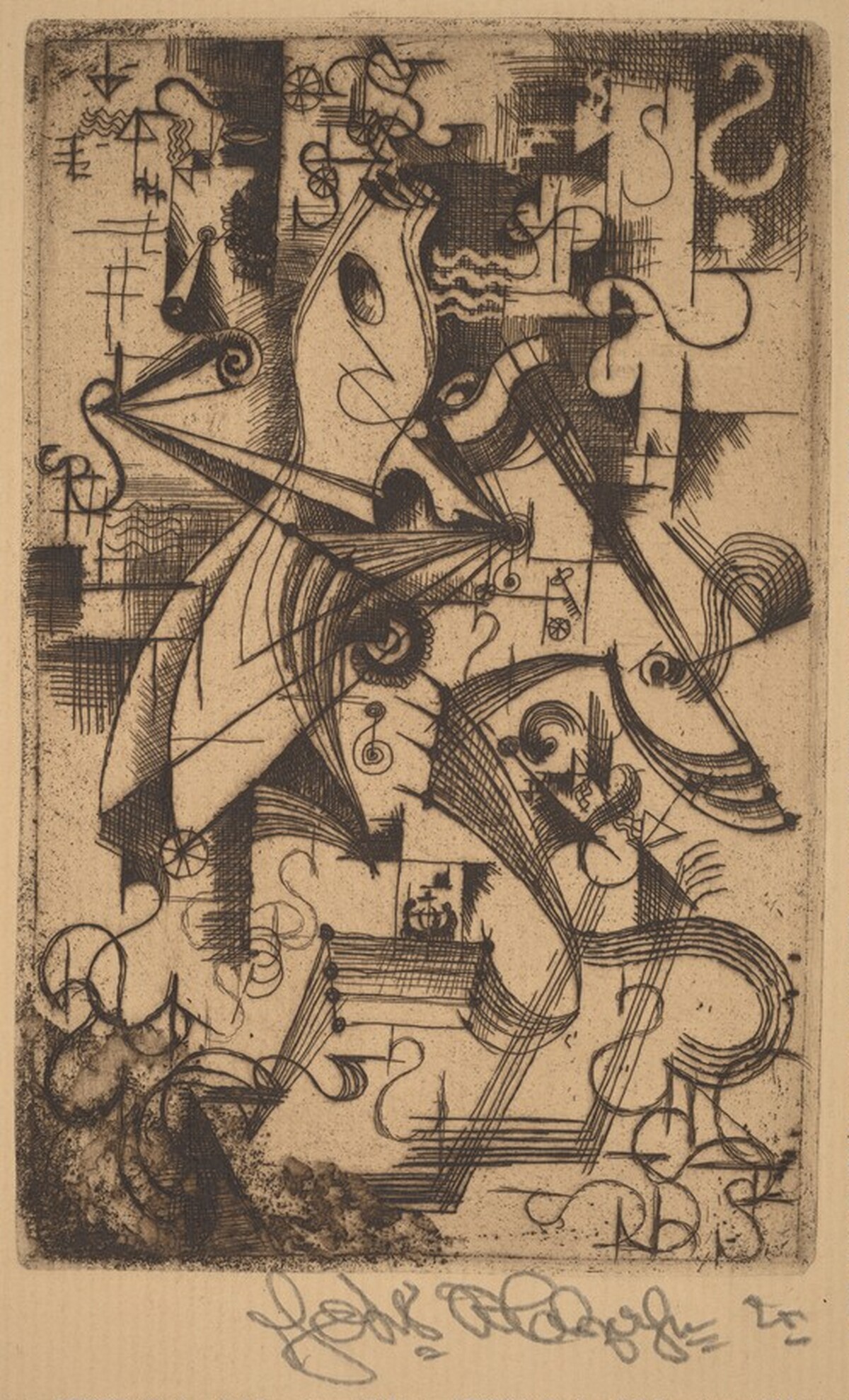 Meiner Frau by Johannes Molzahn