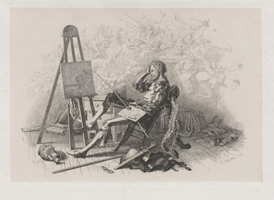 Morning after the Masked Ball: Emil Theodor Richter at His Easel