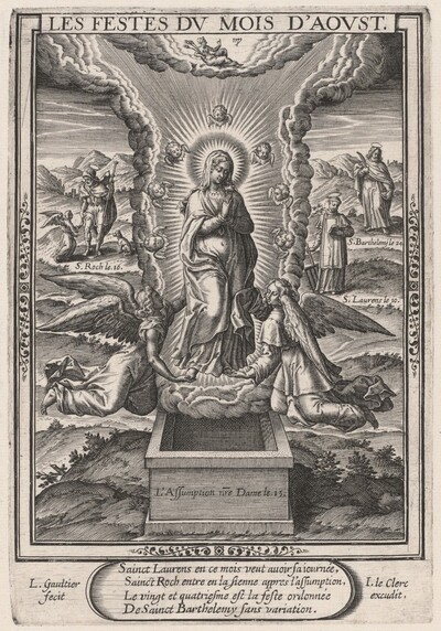 Les Festes du mois d'Aoust (August: The Assumption)