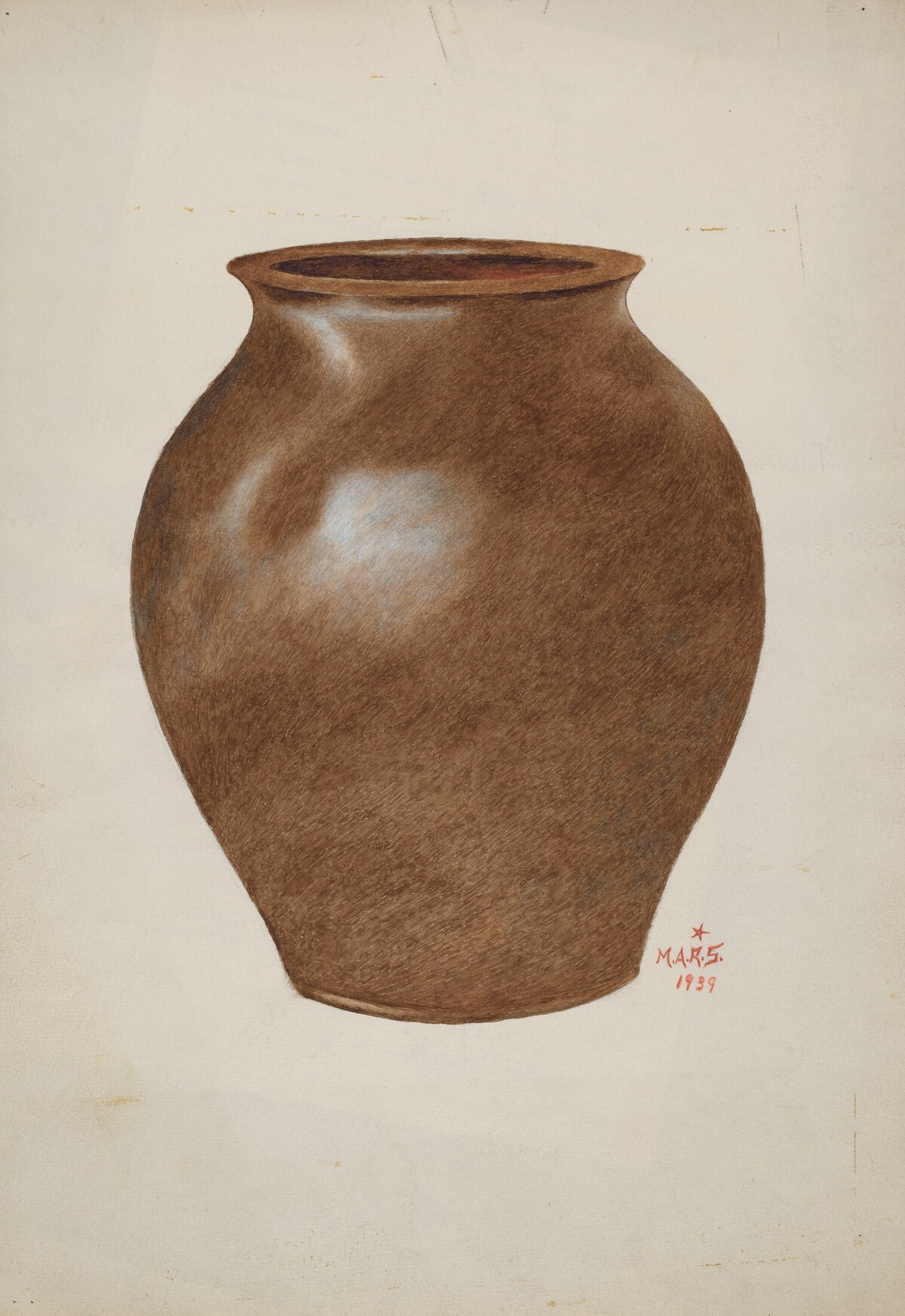 Stone Fruit Jar by Margaret Stottlemeyer