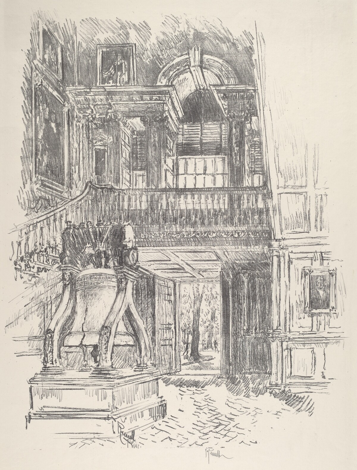 Liberty Bell by Joseph Pennell