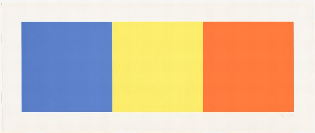 Blue, Yellow and Red Squares by Ellsworth Kelly
