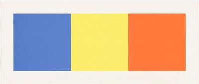 Blue, Yellow and Red Squares