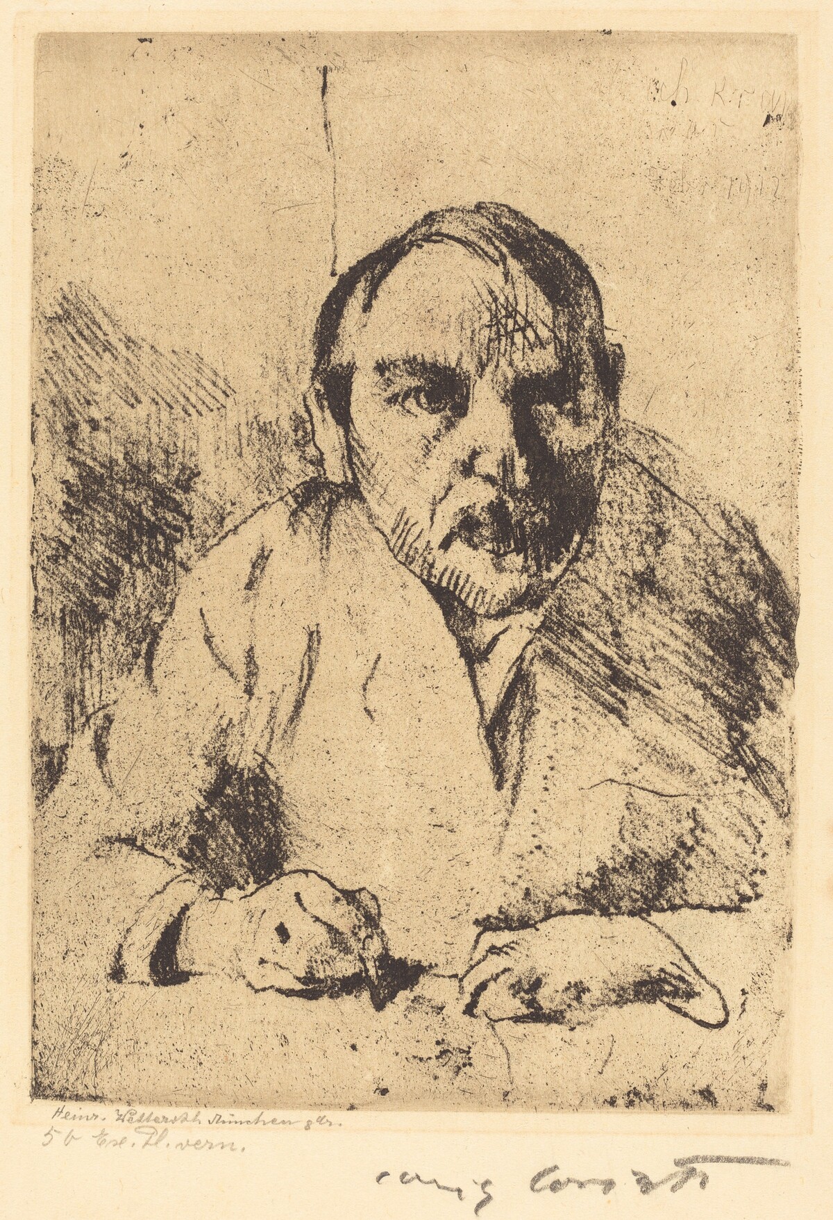 Selbstbildnis (Self-Portrait) by Lovis Corinth