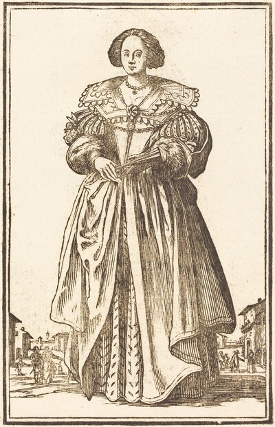 Noble Woman with Fan
