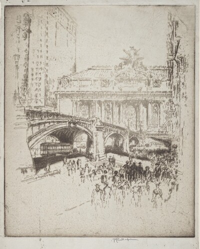 The Approach to the Grand Central, New York
