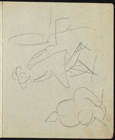 Dancers and Performers (Page from a Sketchbook)