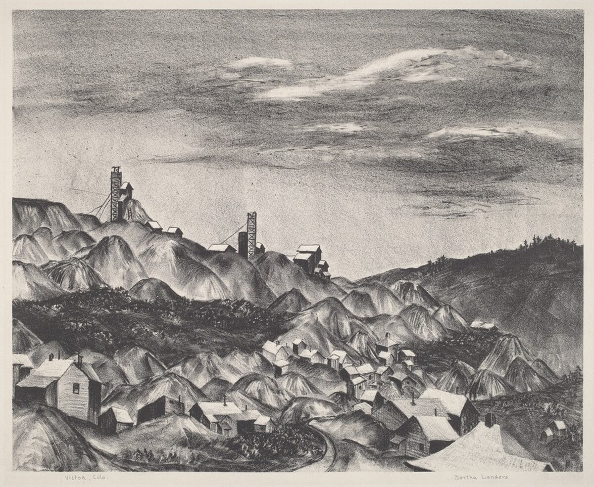 Victor, Colorado by Bertha Mae Landers