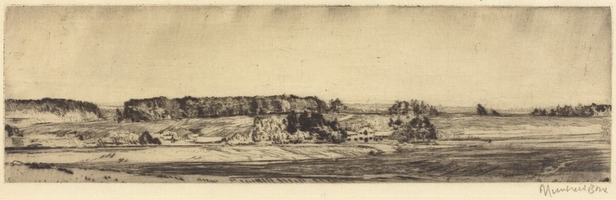 Surrey Moor, Elstead by Muirhead Bone