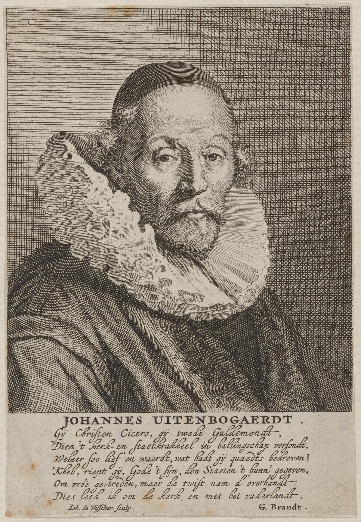 Johannes Uytenbogaert by Hans Vischer