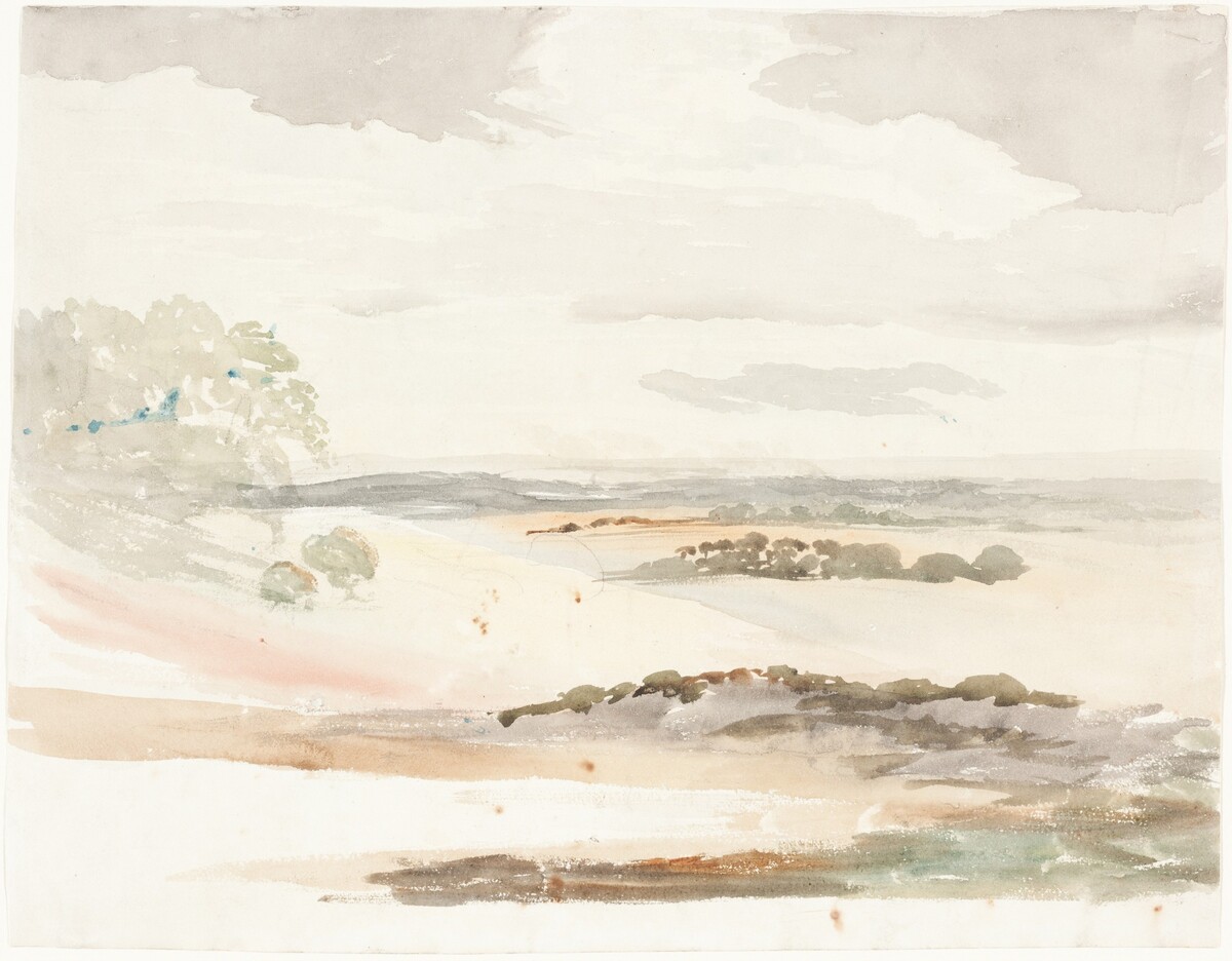 An Extensive View in Shropshire by Cornelius Varley