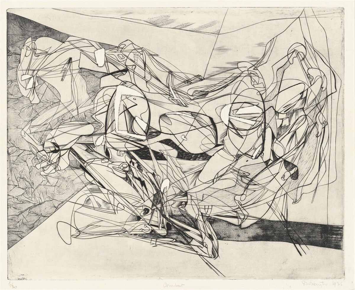Combat by Stanley William Hayter