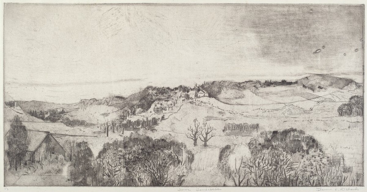 Iowa Landscape by Jeanne Herron Richards
