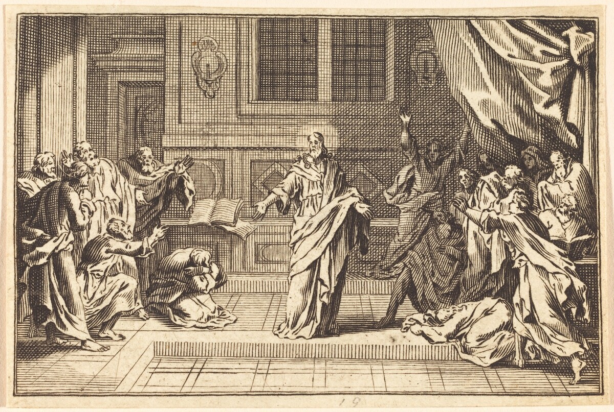 Christ Appearing to His Disciples by after Sébastien Le Clerc I
