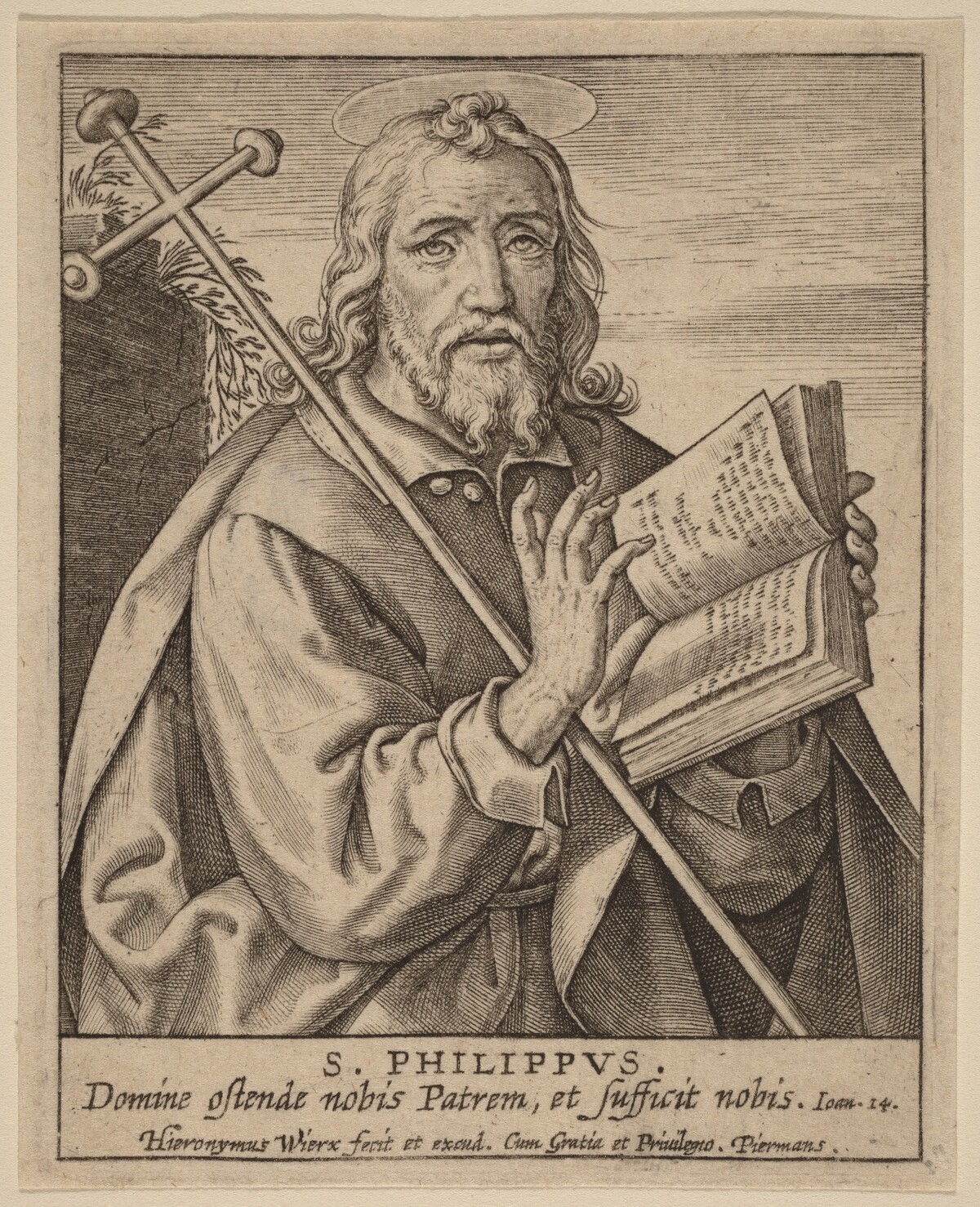 S. Philippus by Hieronymus Wierix