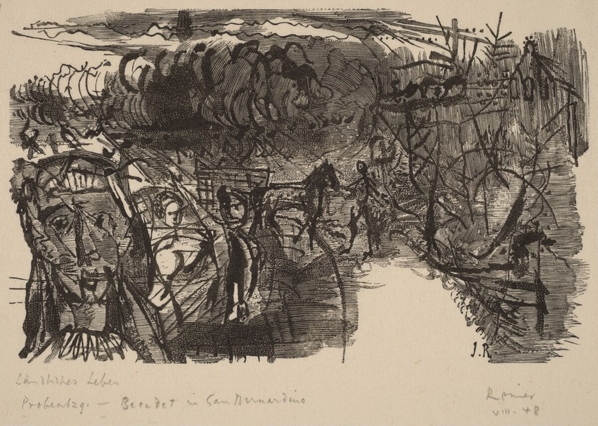 Land hohes Leben (?) by Imre Reiner