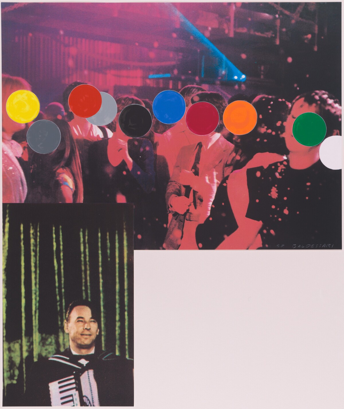 Accordionist (with Crowd) [special proof] by John Baldessari