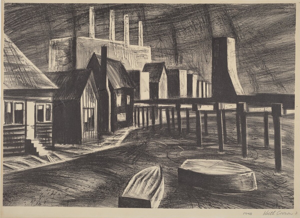 The Strand (right panel) by Keith Allen Crown