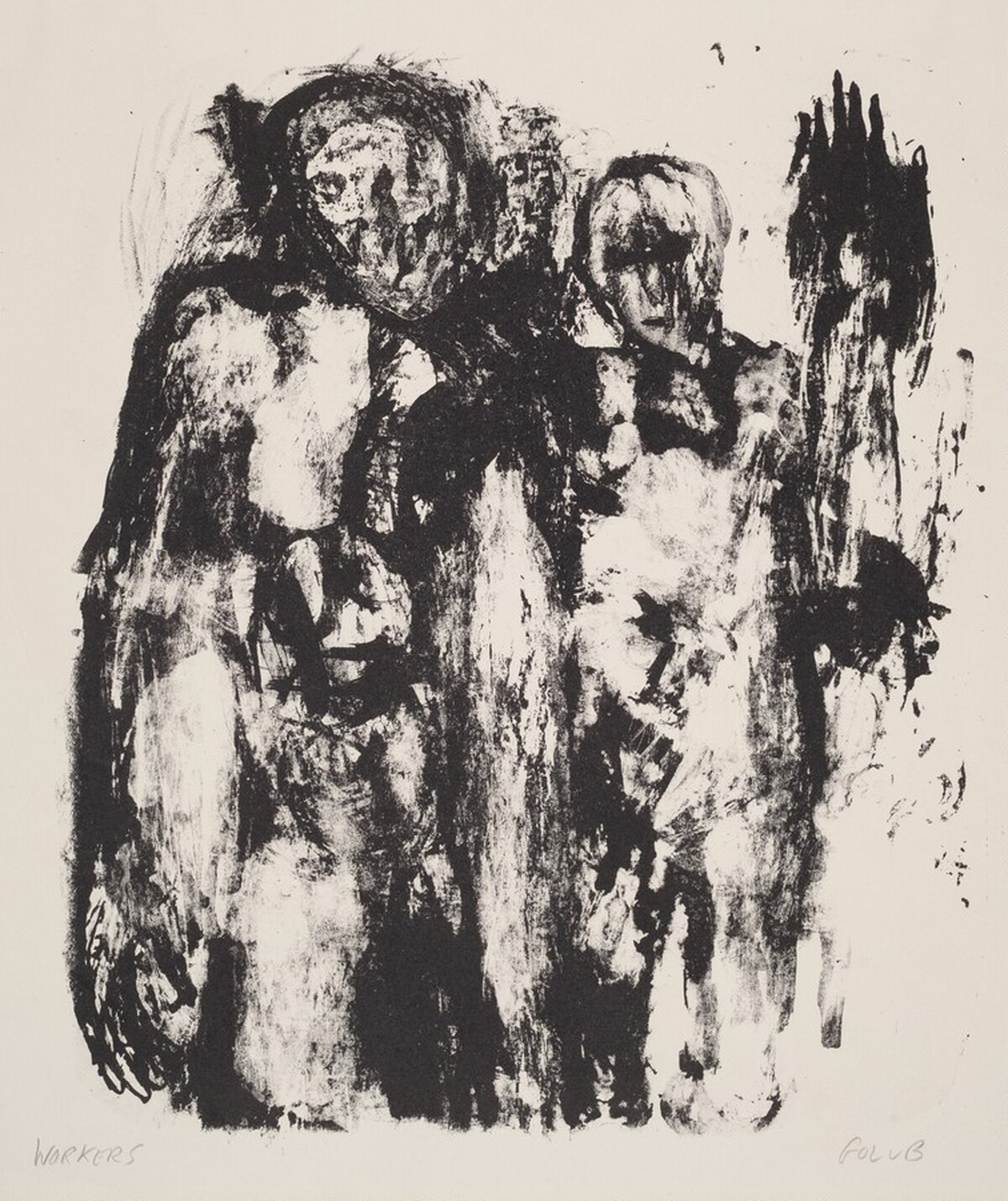 Workers by Leon Golub