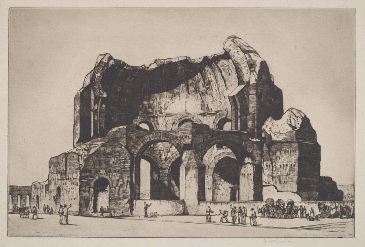 Temple of Minerva Medica, Rome by Louis Conrad Rosenberg