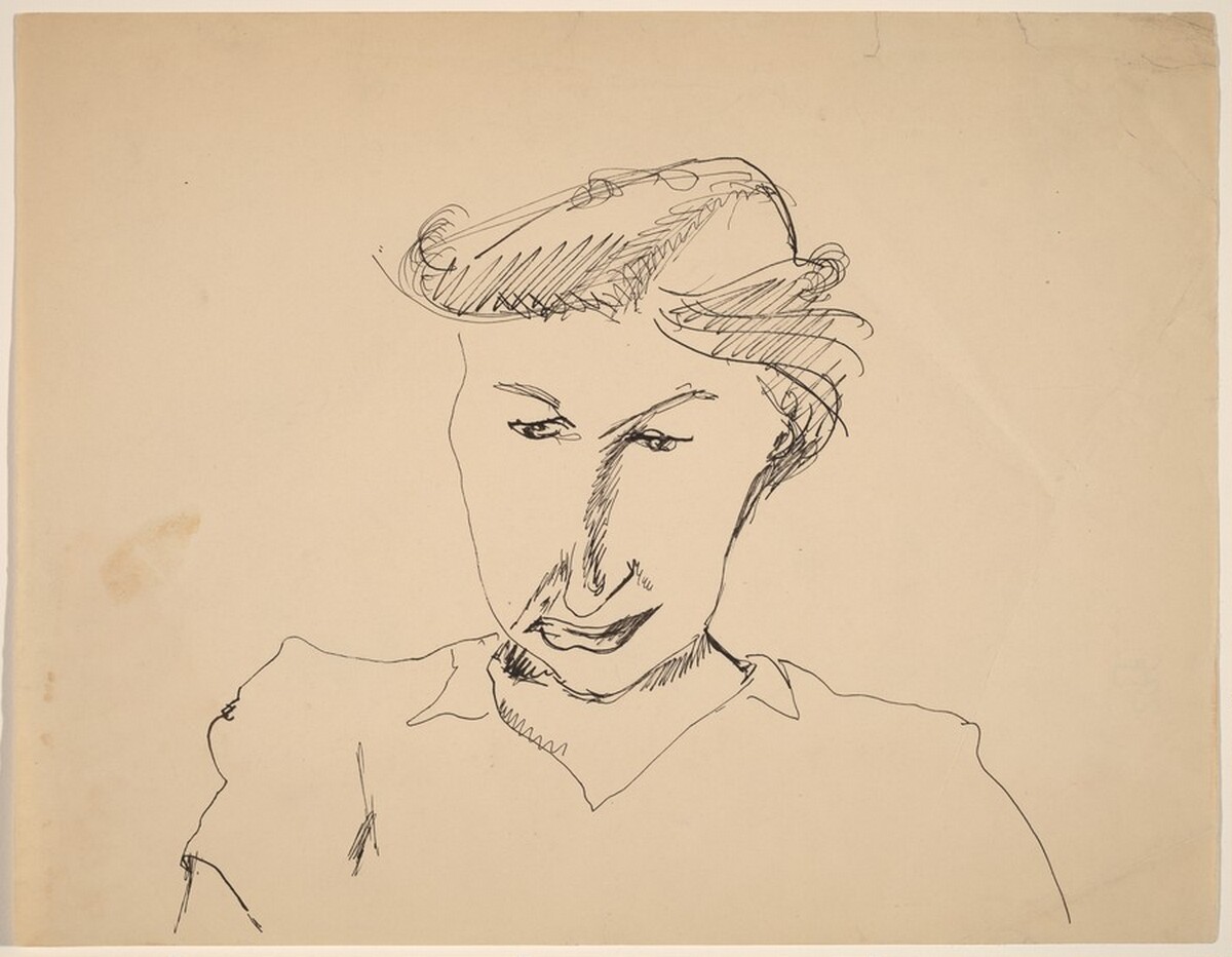 Head and Shoulders of a Woman, Eyes Cast Downward by Mark Rothko