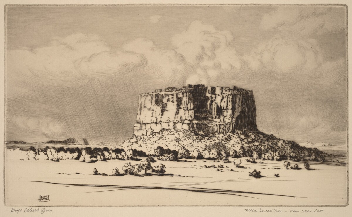 Mesa Encantada, New Mexico (no. 2) by George Elbert Burr
