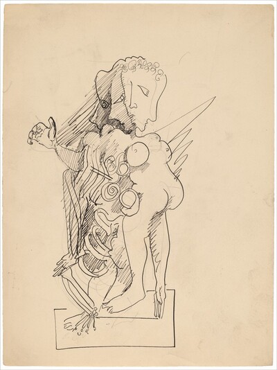 Abstract Figural Composition