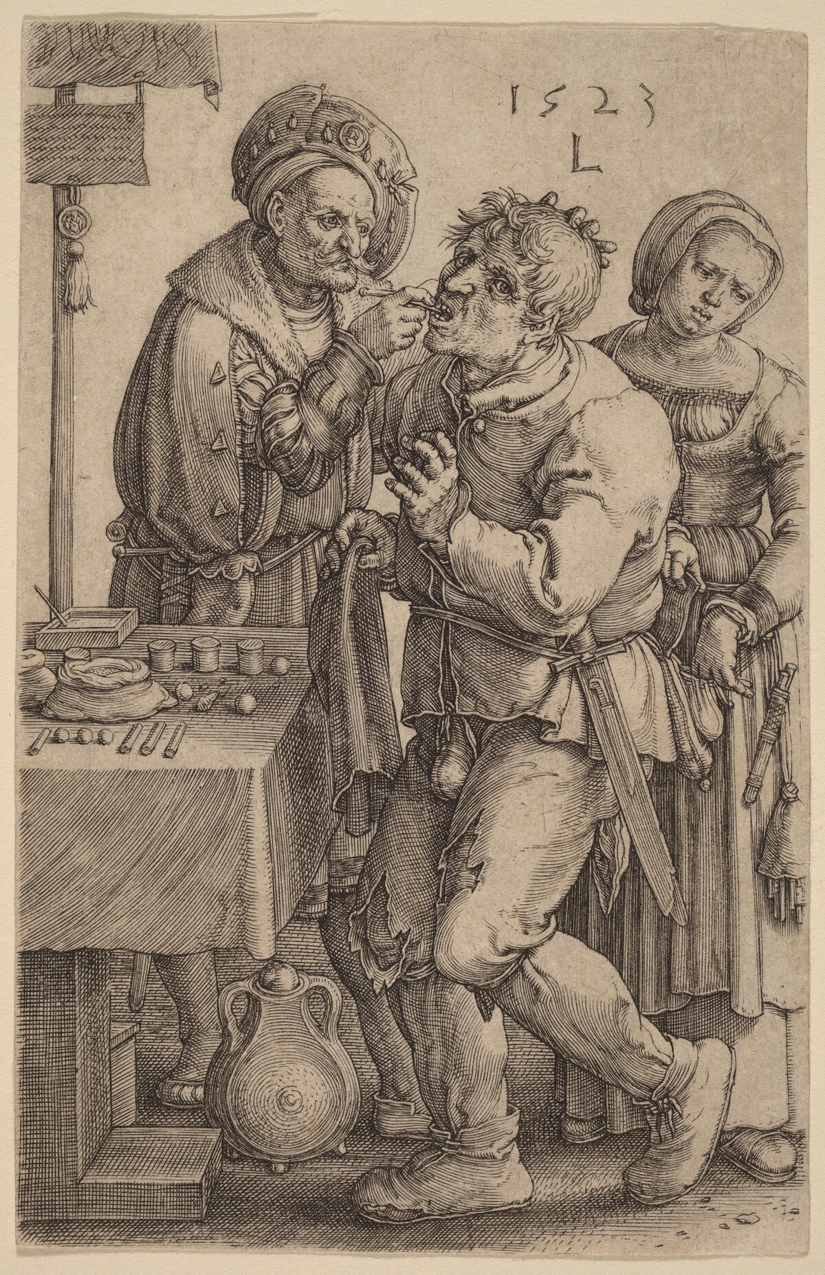 The Dentist by Lucas van Leyden
