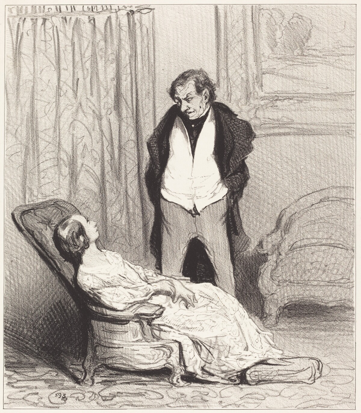 Carotte de l'écrin by Honoré Daumier