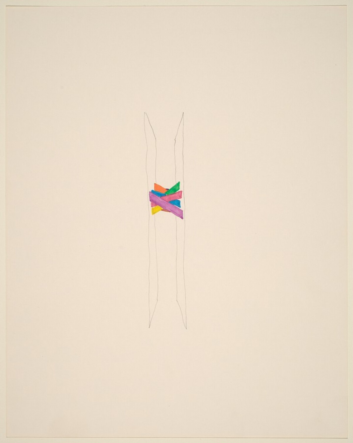 3rd Rendering for Yale Piece by Richard Tuttle