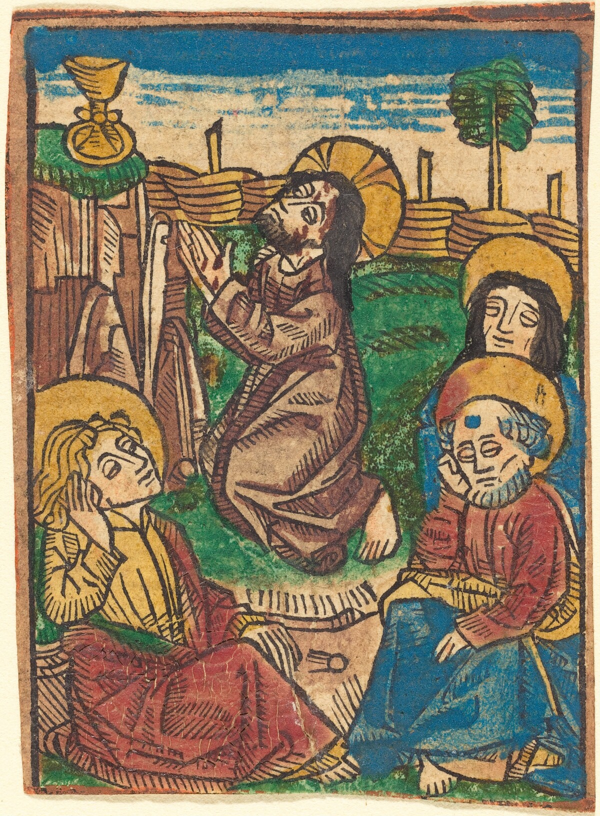 The Agony in the Garden by German 15th Century