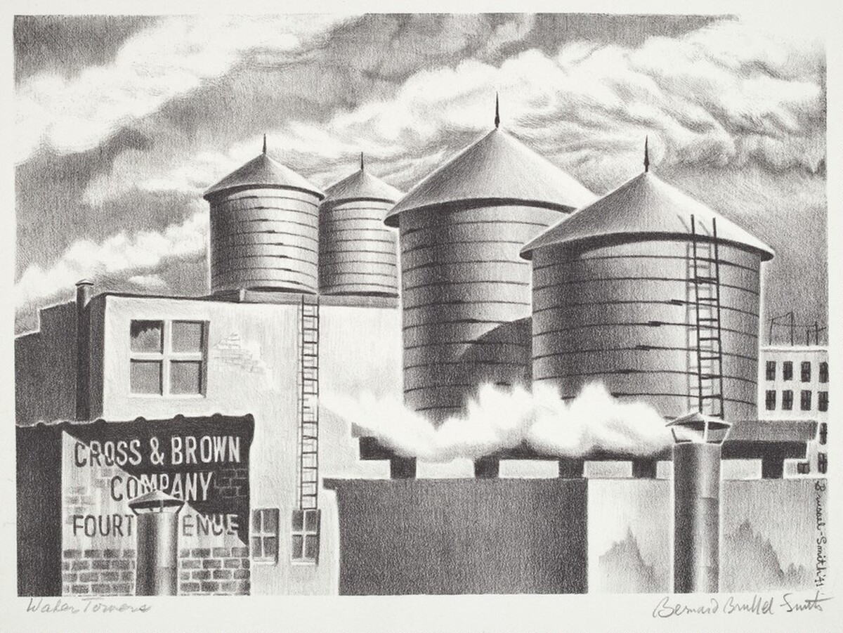 Water Towers by Bernard Brussel-Smith