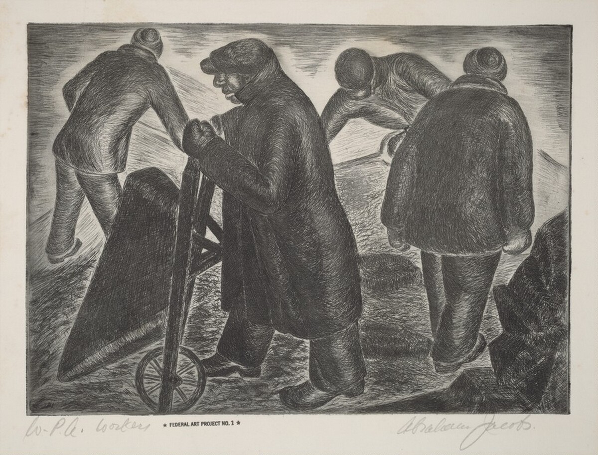 W.P.A. Workers by Abraham Jacobs