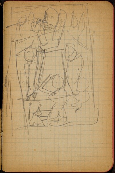 Mehrfigurige Kompositionsskizze (Figural Composition) [p. 9]