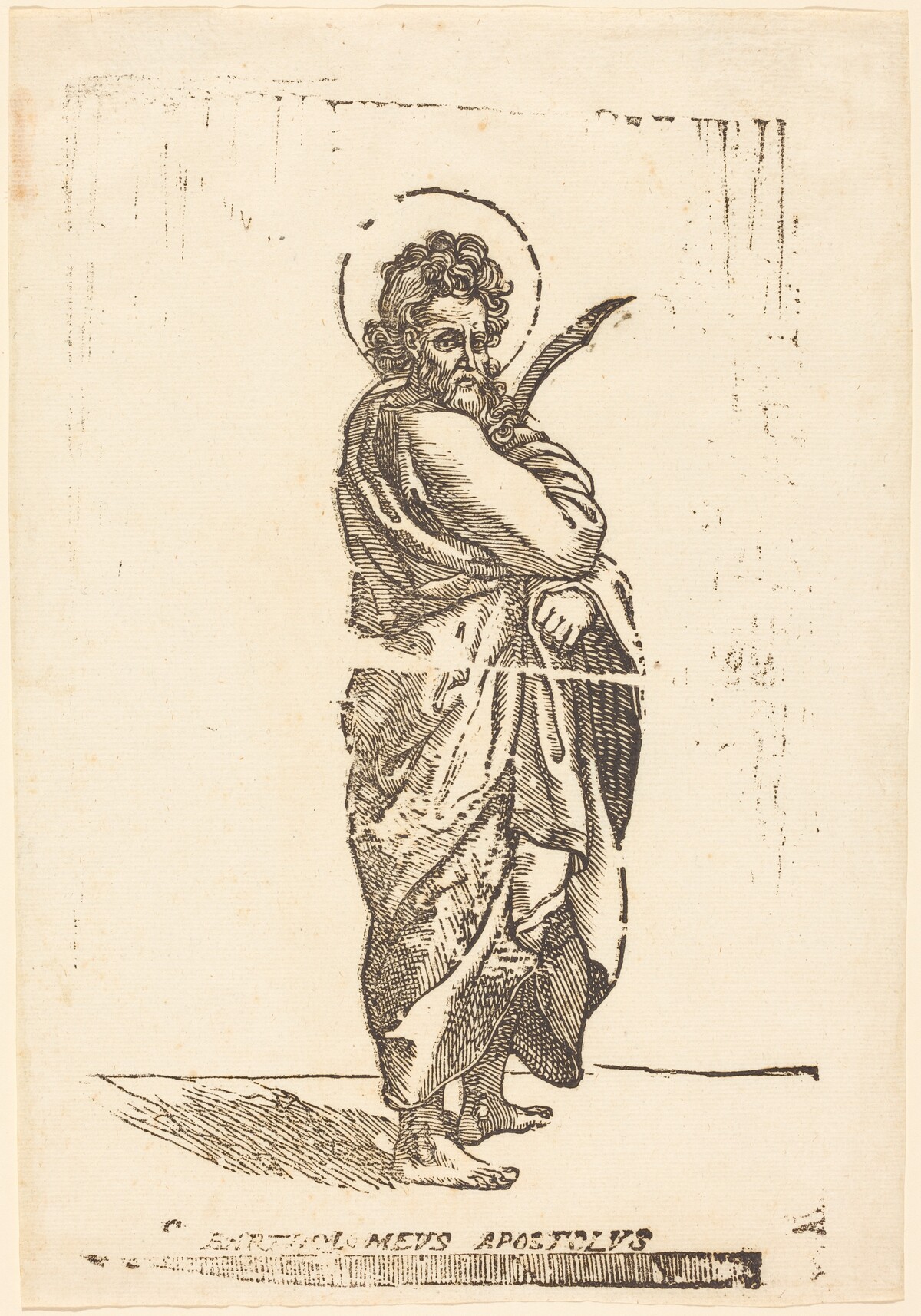 Saint Bartholomew by Italian 16th Century (formerly Jacques Stella)