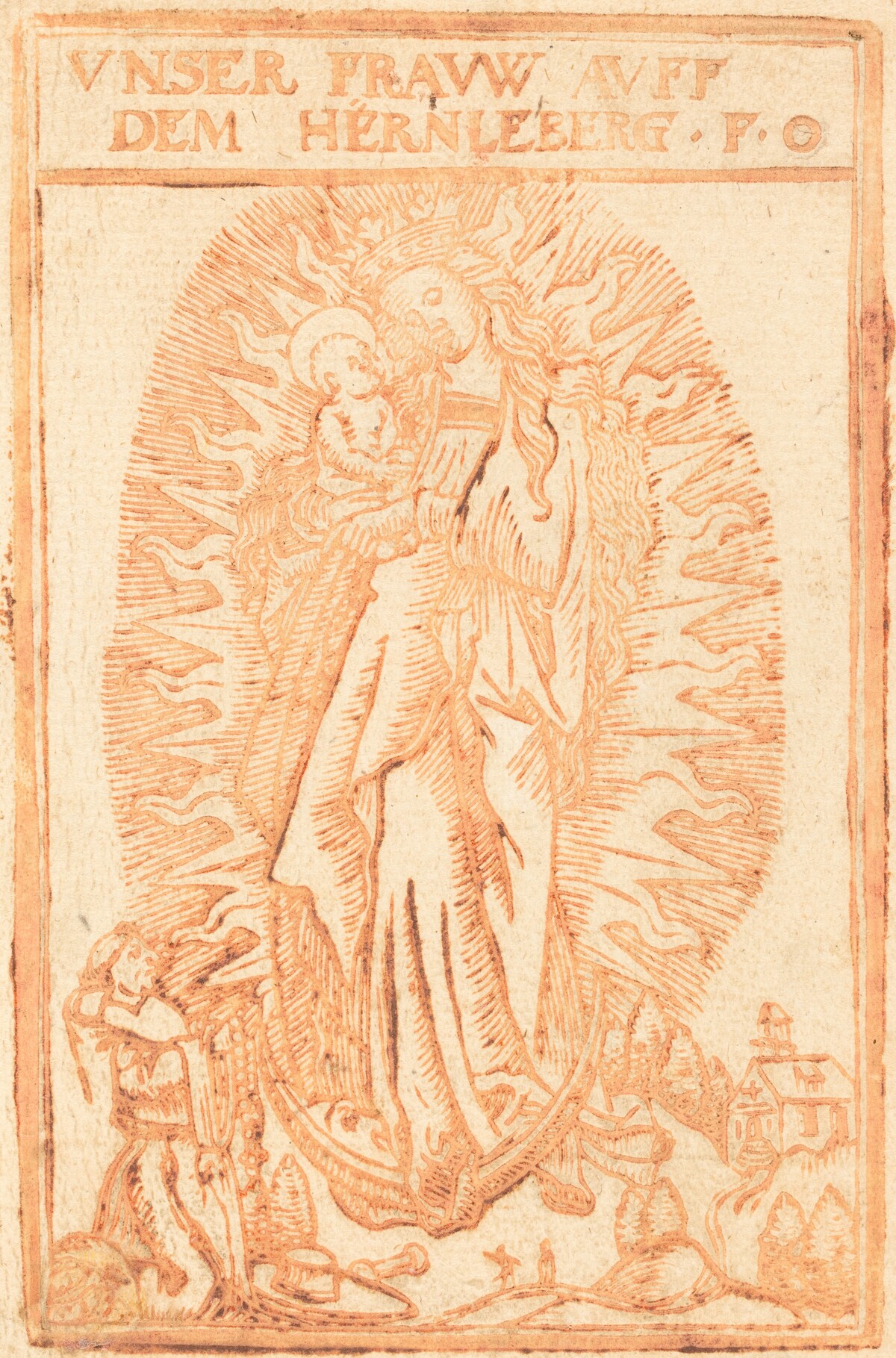Madonna of the Hernleberg by German 17th Century