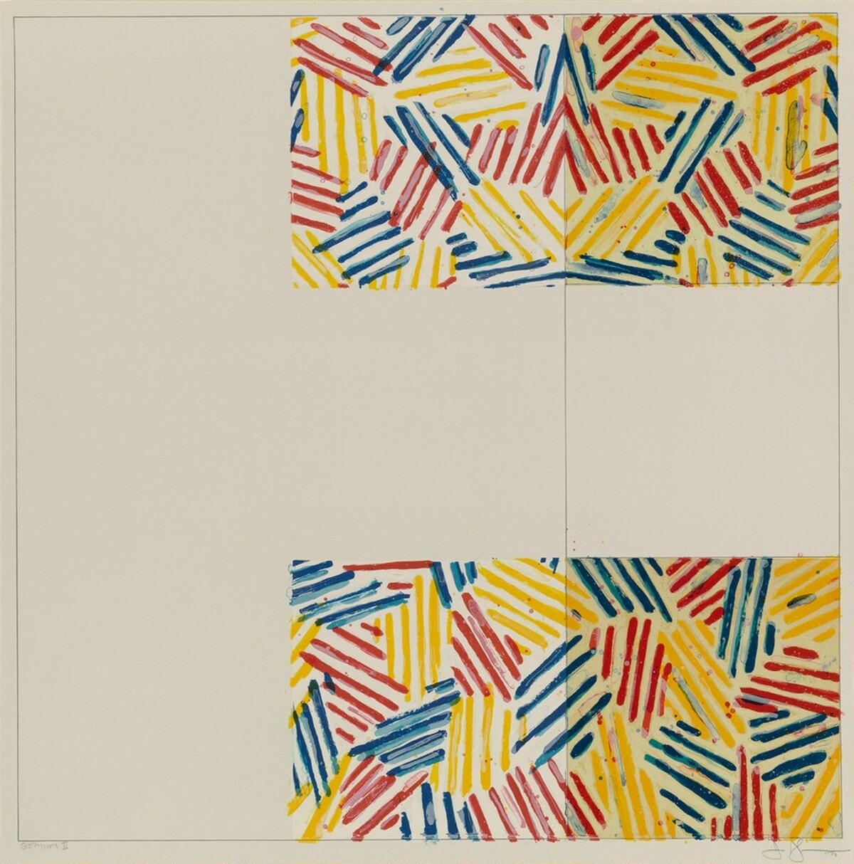 #2 (after 'Untitled 1975') by Jasper Johns
