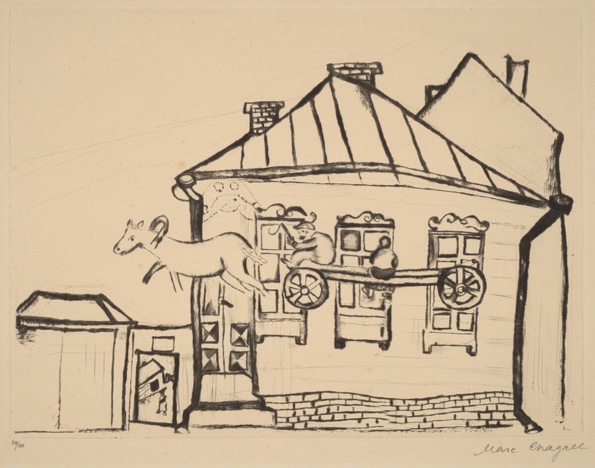 House in Vitebsk by Marc Chagall
