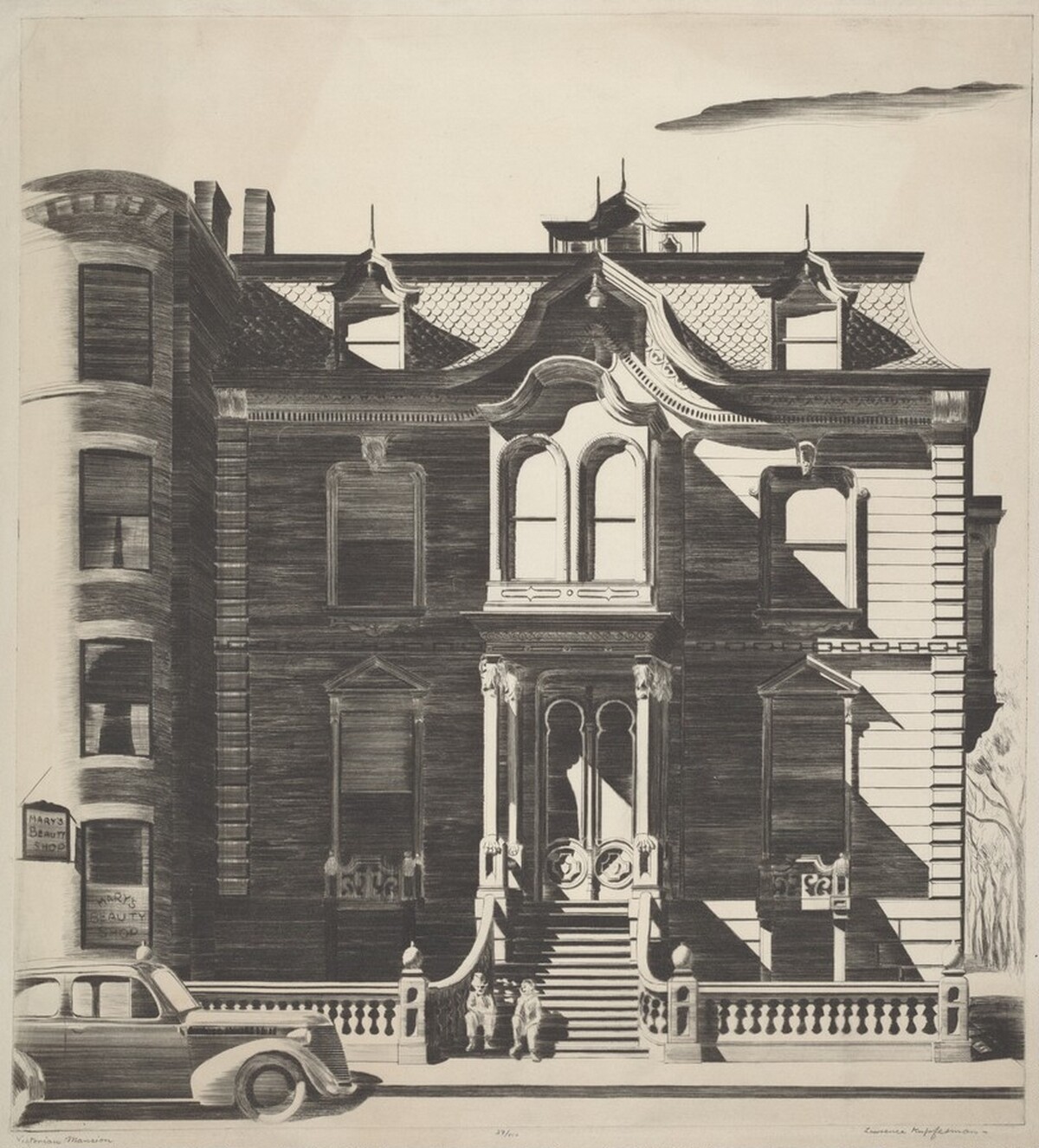Victorian Mansion by Lawrence Edward Kupferman