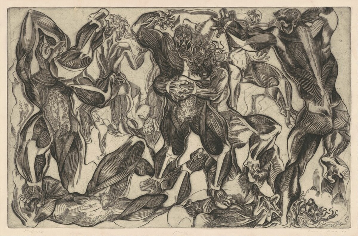 Inferno by Ernest Bradfield Freed