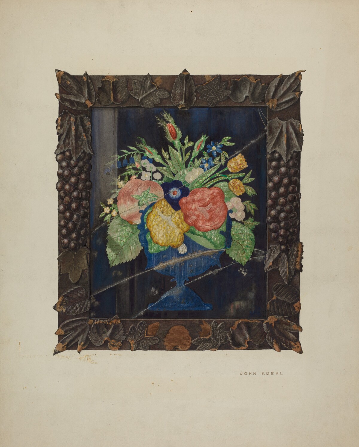 Tin Foil Still Life and Frame by John Koehl