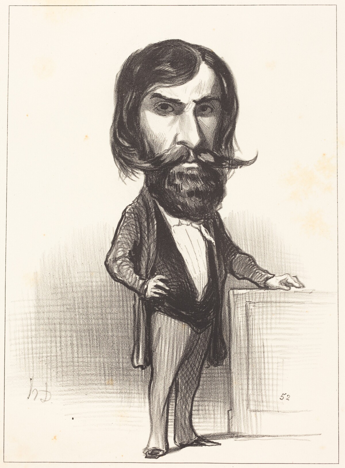 Ch. Ferdinand Gambon by Honoré Daumier