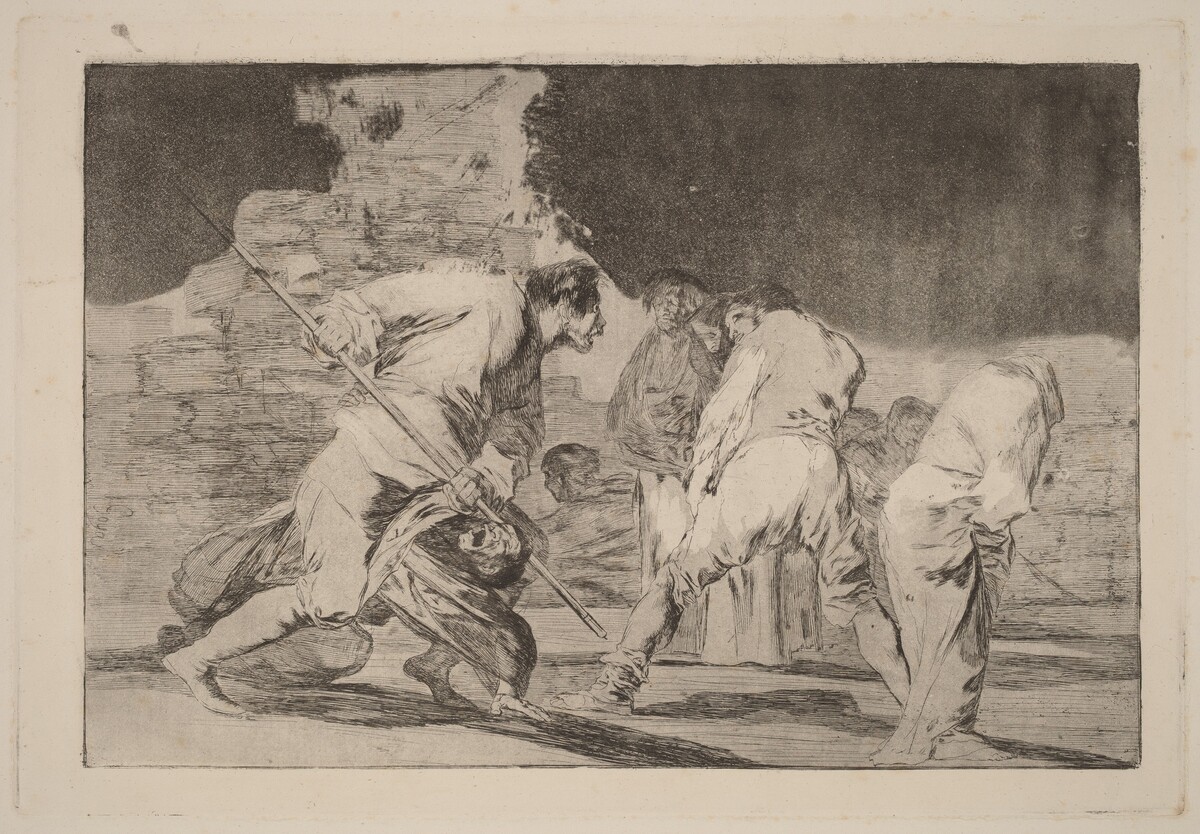 Disparate furioso (Furious Folly) by Francisco Goya