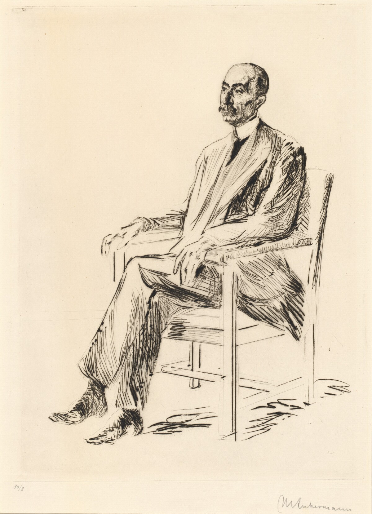 Burgermeister Dr. Burchard by Max Liebermann