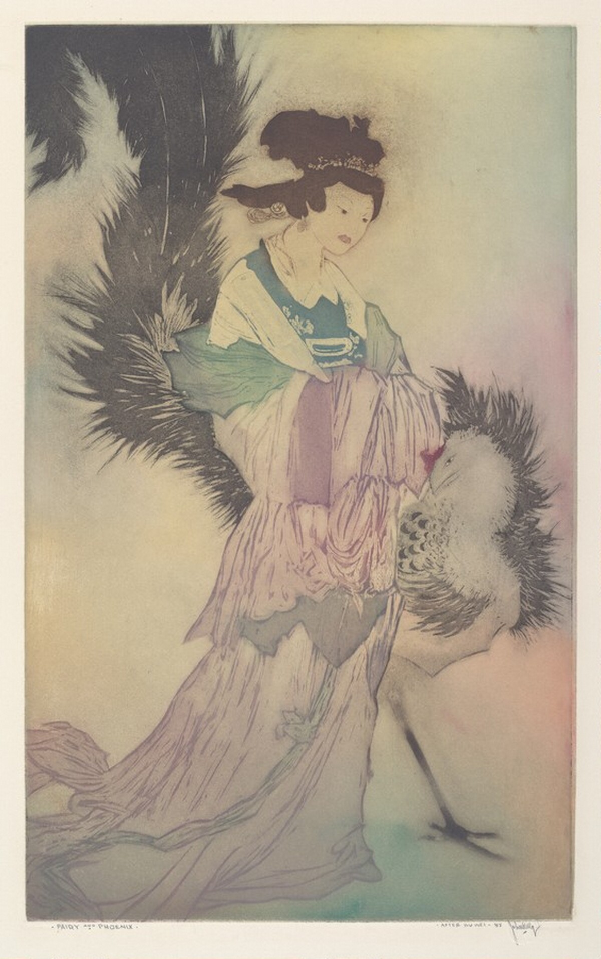 Fairy and Phoenix by John Melville Kelly